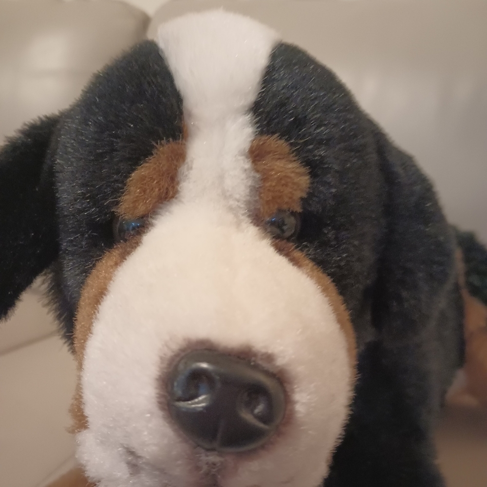 Vintage E & J  Classic Collection Bernese Mountain Dog Stuffed Plush M/L - Picture 4 of 16